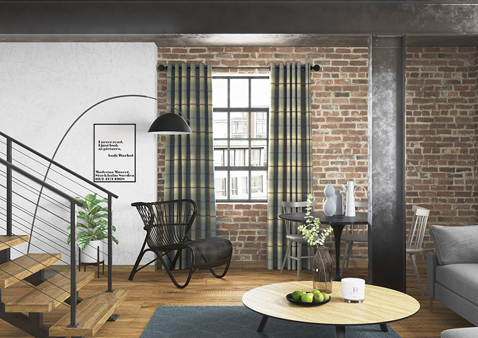 Highland, Duckegg - Made to Measure Curtains - Image 5